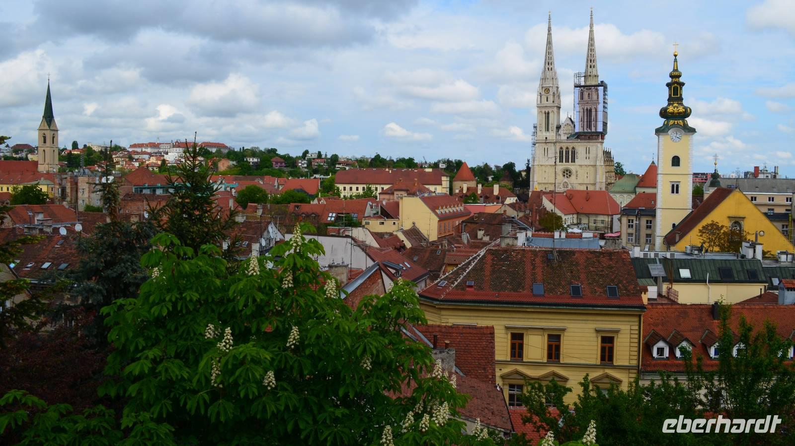 037 Zagreb, Blick zur Kapitelstadt