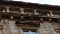 182 Korcula, Schmuck an der Palastfassade