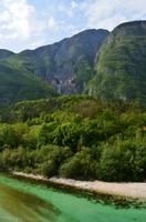 327 Socatal, unterhalb von Bovec, beim Bokawasserfall