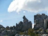 Schuh-Felsformation am Mali Alan