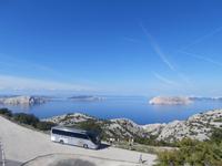 Inseln in der Adria-Stopp mit unserem Bus