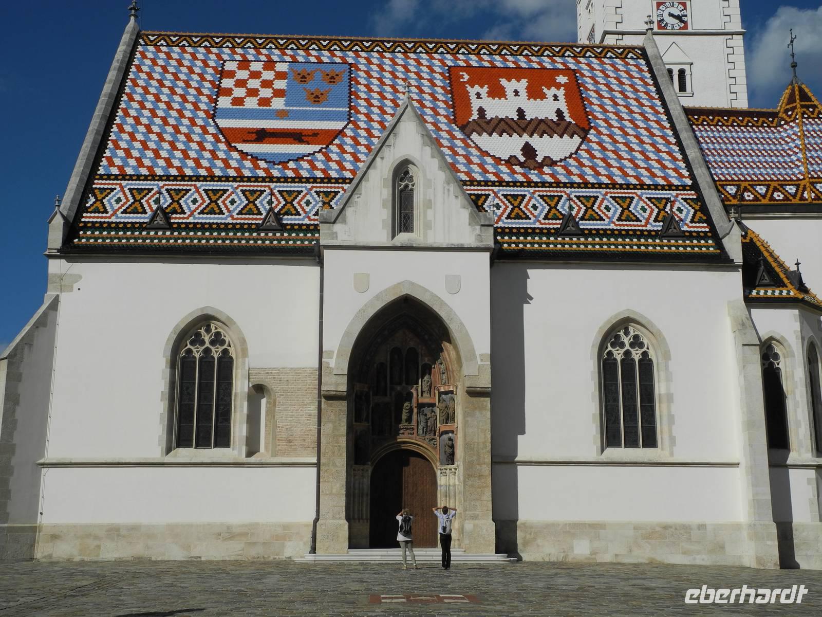 St. Markus Kirche mitten in Zagreb