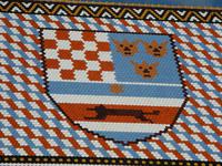 Das Dach der St. Markus Kirche in Zagreb