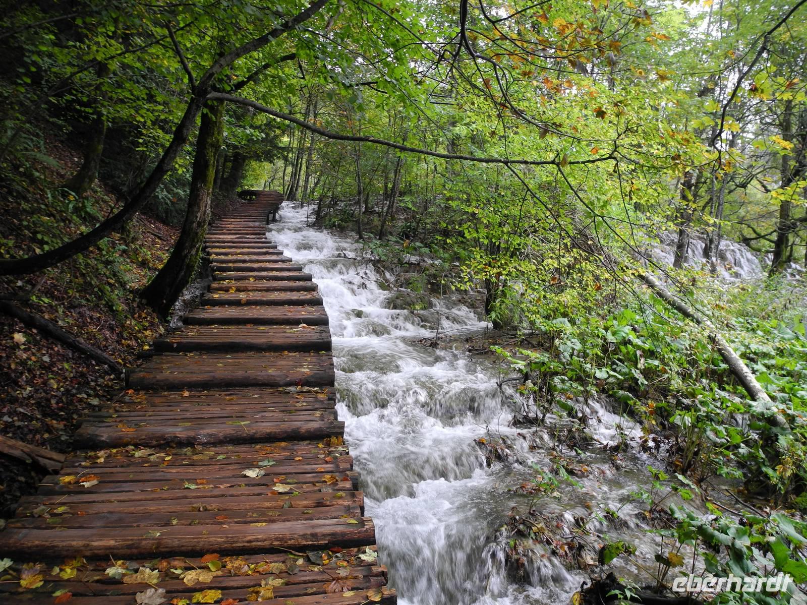 Nach dem großen Regen bei den Plitwitzer Seen
