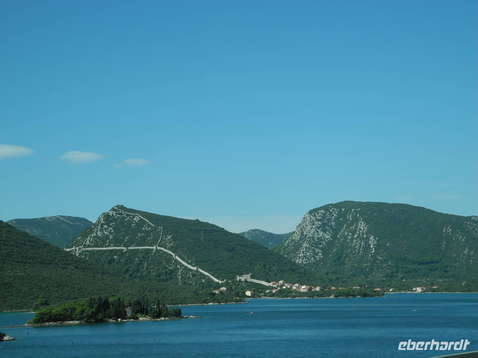 Die Wehrmauer von Veliki Ston