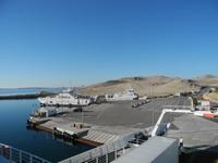 Und morgens gehts dann schon wieder auf die Fähre....