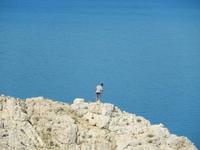 Vjelko an der Klippe