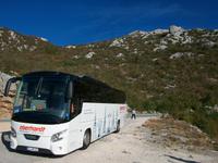 Unser Reisebus im Velebitgebirge