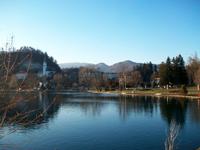 Bled, Blick zur Martinskirche 