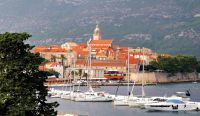 Blick auf Korcula vom Hotel Marco Polo aus