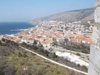 Blick auf Senj von der Burg aus