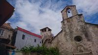 Das Geburtshaus von Marco Polo, eingerüstet, Korcula