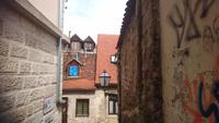Enge Gasse in der Oberstadt Zagrebs