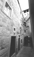 In den Gassen der Altstadt von Korcula