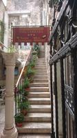 Innenhof eines Cafes in Trogir