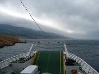 Rückfahrt bei Bora