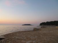 Strand am Hotel in Porec