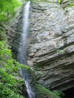 Wasserfall im Gebiet Zeleni Vir