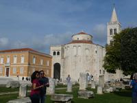 Zadar Reste des ehemaligen römischen Forums 