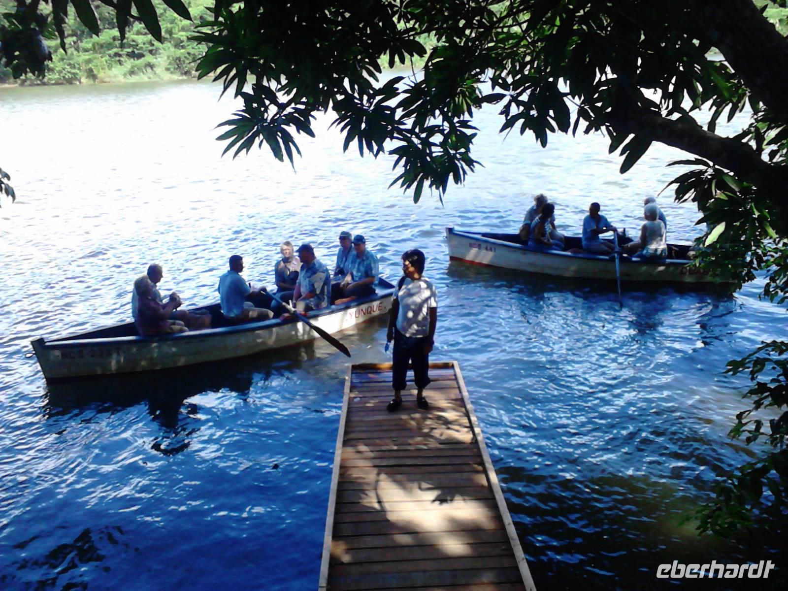 Bootsfahrt auf dem Rio Toa