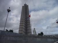 Jose Marti auf dem Revolutionsplatz Havanas