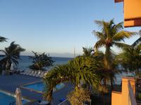 Das Hotel Faro Luna in der Morgensonne