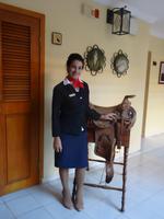 Freundlicher Empfang im Hotel