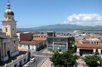 Blick auf den Hauptplatz von Santiago de Cuba