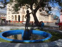 Der Hauptplatz von Santa Clara