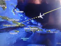 Auf dem Weg von Frankfurt nach Holguin