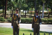 Wachwechsel am Grab von José Martí