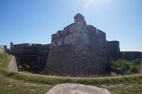 El Morro, Graben der Landseite und Zugang