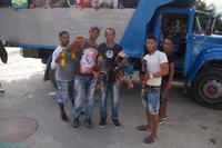 Auf dem Weg zum Hahnenkampf