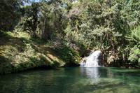 Wasserfall mit Lagune 