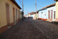 Trinidads Straßenpflaster (Weltkulturerbe!) - Das Besondere daran: Die Steine kamen als Ballast in den Schiffen, die dann mit Zucker beladen zurück nach Europa fuhren