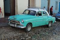 Oldtimer auf Trinidads Pflaster (Weltkulturerbe) 