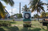 Auch im Zuckerrohrfabrikmuseum darf sein Conterfey nicht fehlen: Che Guevara