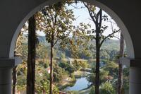 Blick über den See von Las Terrazas