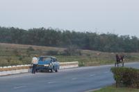 Szene auf der Autobahn 