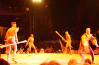 Ausdruckstanz: Der Sklavenaufseher schwingt seine Peitsche 