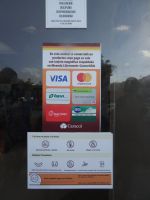 Ausdruck der neuen Zeit - nur Kartenzahlung möglich