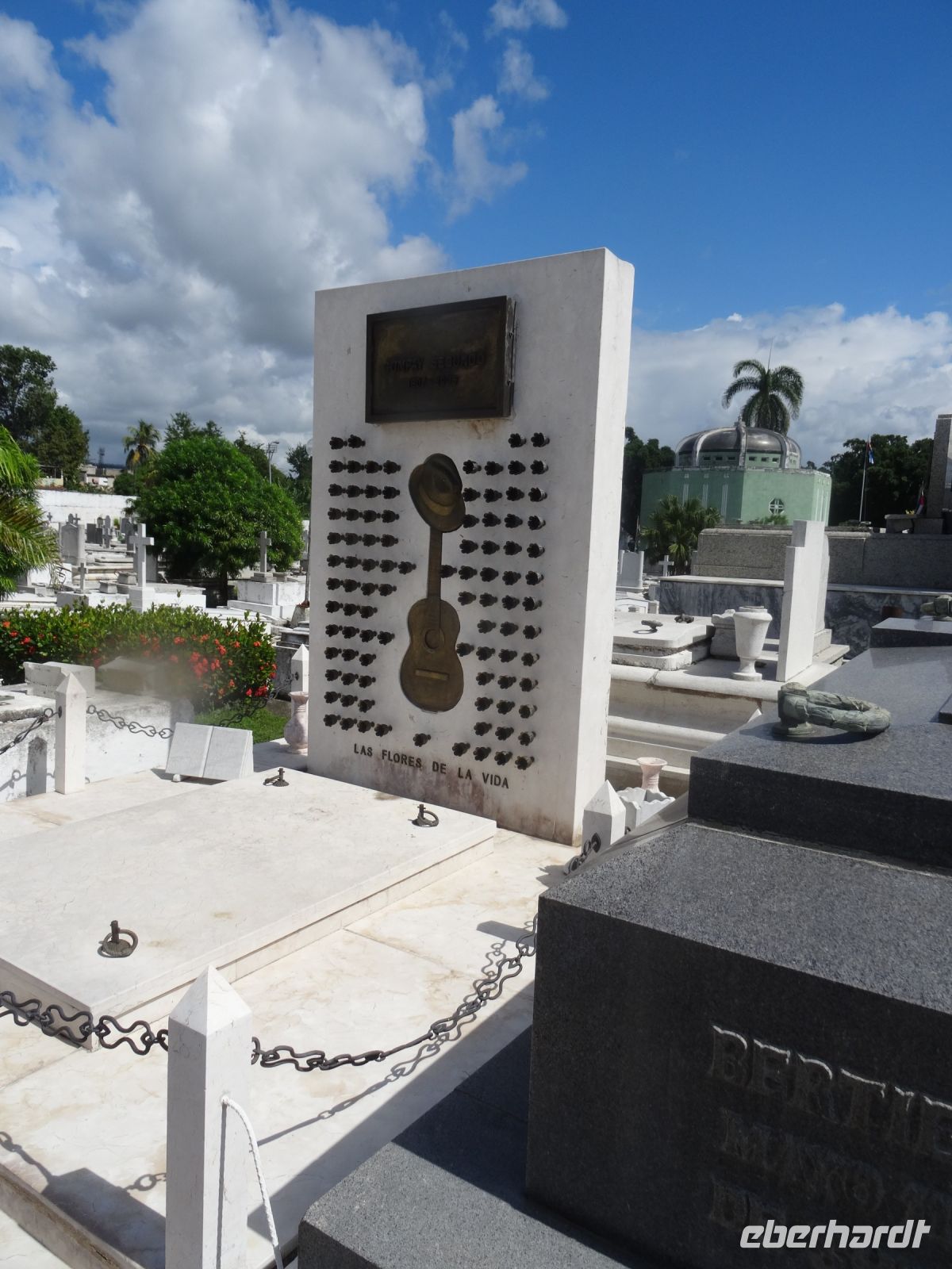 Friedhof Santa Ifigenia in Santiago de Cuba -Grab von Compay Segundo