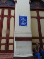 Inschrift an der Kirche von Baracoa