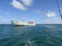 Seit mehr als 90 Jahren liegt das Wrack hier auf Grund