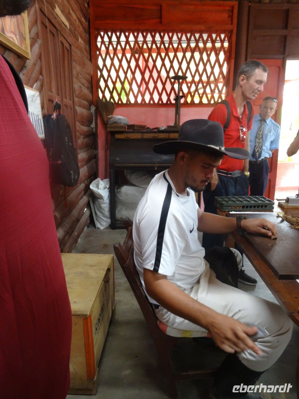 Besuch bei einem Tabakbauern