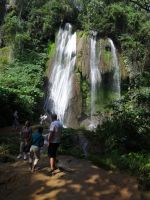 Am Wasserfall in der Escambray