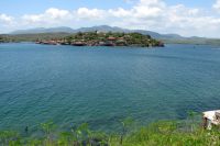 Insel Granma in der Bucht von Santiago de Cuba
