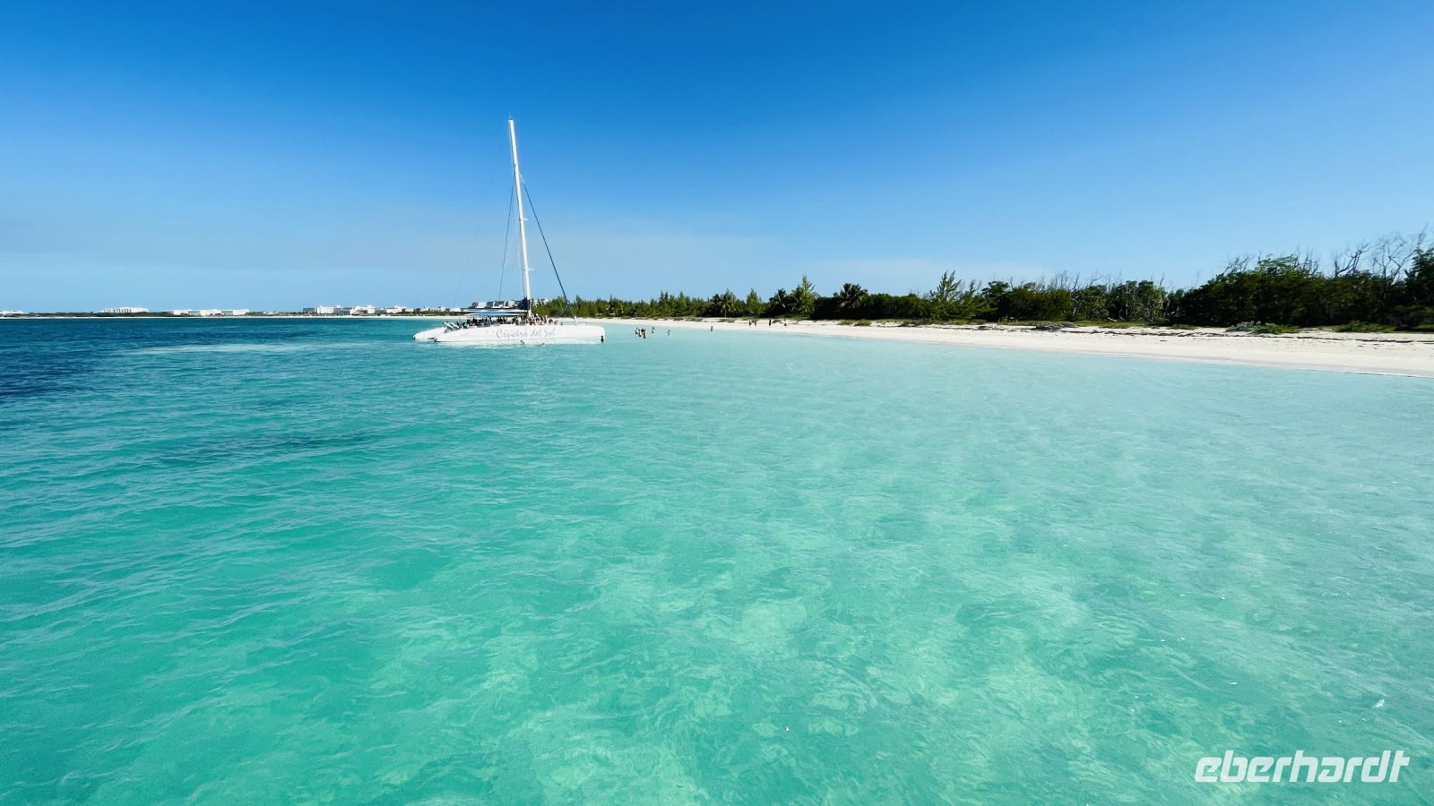 Segeltörn vor der Küste von Cayo Santa Maria 