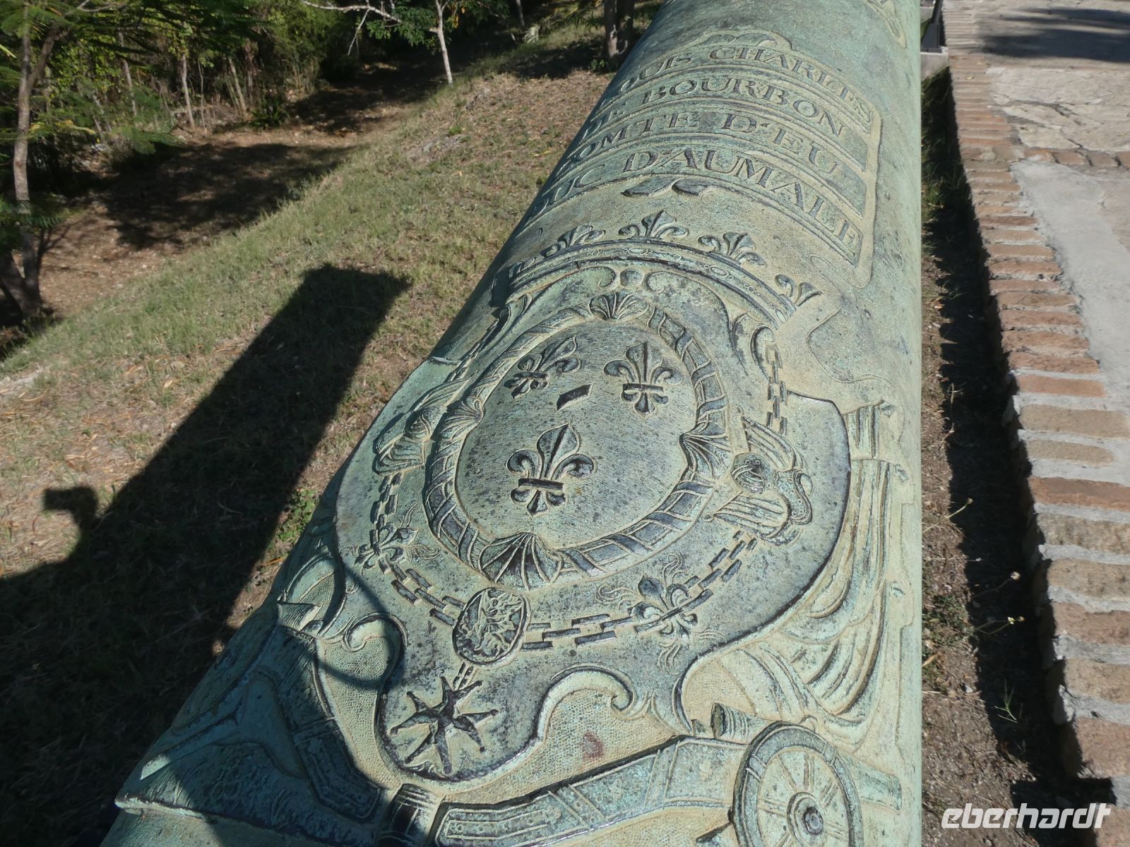Kanone an der Festung El Morro in Santiago