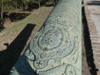 Kanone an der Festung El Morro in Santiago